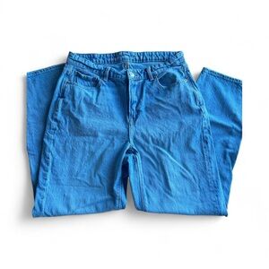 American Eagle Outfitters Mom Jeans Straight Leg Blue Size 8 Classic Style